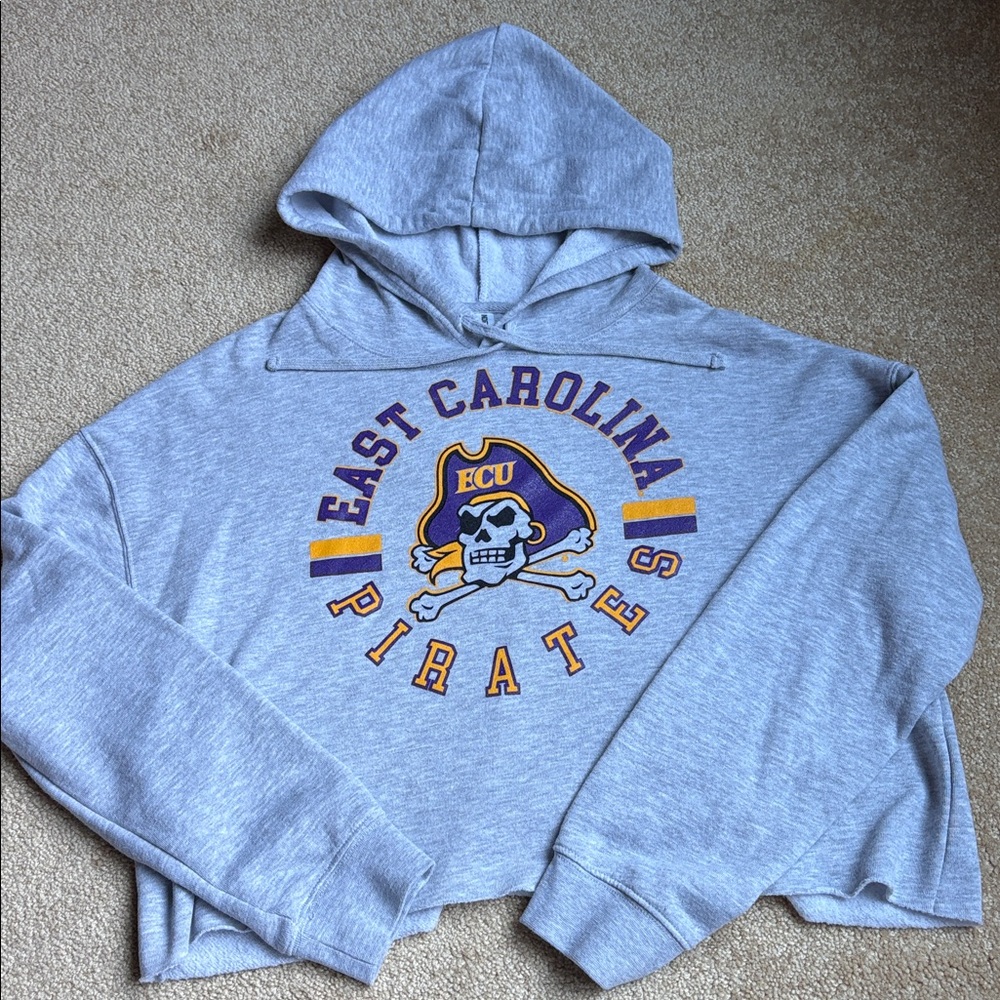 ECU grey hoodie